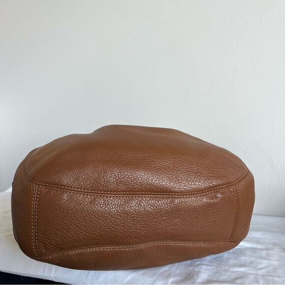 MICHAEL KORS Acorn Shoulder Bag Lillie Fulton Tote Raven Ciara Leather - Picture 8 of 14